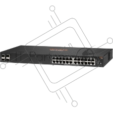 Коммутатор HPE Aruba 6100 24G 4SFP+, 24×1 Гбит/с, 4×10 Гбит/с SFP+, управляемый