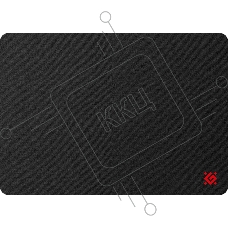 Коврик для мышки Defender S 250x350x3 мм, ткань+резина черный 50017