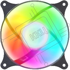 Вентилятор для корпуса GMNG GG-CF120FRGB3-PWMBK черный, 120 мм, 2000 об/мин, 26 дБ, 4 pin