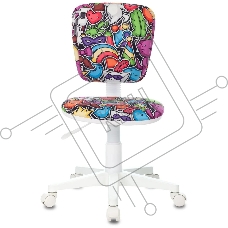 Кресло детское Бюрократ CH-W204NX мультиколор маскарад крестовина пластик пластик белый Кресло детское Бюрократ CH-W204NX мультиколор маскарад крестовина пластик пластик белый