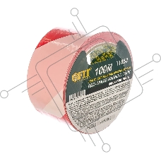 Лента сигнальная FIT IT 11852 красно-белая, 50*100 м