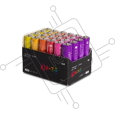 Батарея CUKTECH AAA rainbow alkaline 24 pellet
