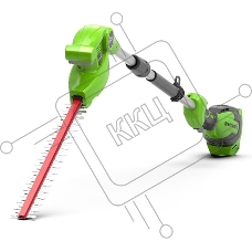 Кусторез штанговый аккумуляторный Greenworks G40PHA, 40V, 51см, без АКБ и ЗУ