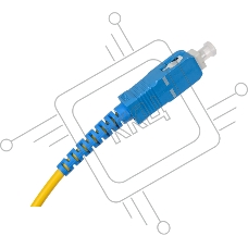 Кабель патч-корд волоконно-оптический Rexant 50-2000 (SM), 9/125 (OS2), SC/UPC-SC/UPC, (Simplex), LSZH, 1м