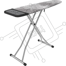 Доска гладильная PERILLA by Dogrular ALEECE серая 38x130, моноблок