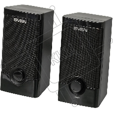 Колонки Sven 318 черный USB-порт ПК, ноутбука или адаптер 5V DC