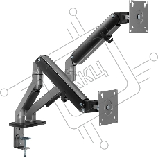 Кронштейн для мониторов Ultramounts UM735BL черный/серый 17