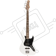 Бас-гитара STAGG SBJ-30 WHB 4-х струнная форма Jazz Bass, корпус павловния, гриф клен, накладка грифа палисандр, 20 ладов, мензура 867 мм, колки никелированные, бридж JB Classic, звукосниматели 2xJB, регуляторы 2x громкости, 1x тона, цвет белый
