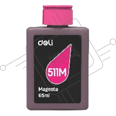 Чернила водорастворимые Deli 511M-EA1 пурпурный 65 мл