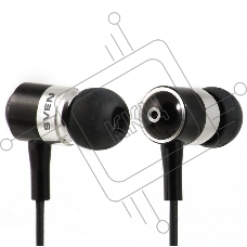Наушники проводные внутриканальные SVEN E-10 BK (черный)