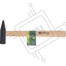 Молоток слесарный Сибртех 400 г, квадратный боек, деревянная рукоятка