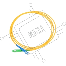 Кабель патч-корд волоконно-оптический Rexant 50-2051 (SM), 9/125 (OS2), SC/APC-SC/UPC, (Simplex), LSZH, 2м