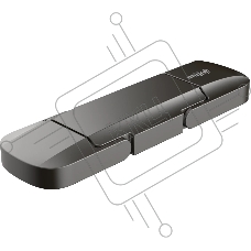 Флешка USB Dahua S809 (DHI-USB-S809-32-256Gb), 256Gb, USB 3.2 Type-A/USB Type-C, R/W 520/460, серый