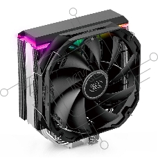 Кулер для процессора DEEPCOOL AS500 черный, 140 мм, алюминий/медь, 1200 об/мин, 26 дБ, 4 pin, 220 Вт, 164 мм