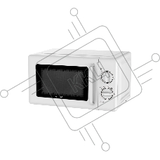 Микроволновая печь ENERGY EMW-20708 белый, 20 л, 700 Вт, переключатели - поворотный механизм