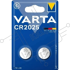 Батарея Varta Electronics BL2 CR2025 (2шт) блистер