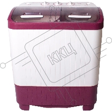 Стиральная машина EVGO WS-40PET белый/красный загр. вертикальная макс.:4 кг 1350 об/мин класс: А+