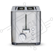 Тостер CASO Classico T2 Duo серебристый, 850 Вт, 2 слота