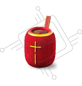 Портативная Bluetooth-колонка BQ PBS4005 Red. Мощность RMS: 10 Вт/Емкость батареи: 2400 мАч/ 1 динамика/ TWS/AUX/Версия Bluetooth 5.3/Внешный аккумулятор/FM-Радио/Параметры электропитания 220-240 В 50-60 Гц/ Фиксированная ручка для переноски