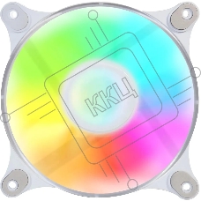 Вентилятор для корпуса GMNG GG-CF120FRGB3-PWMWH белый, 120 мм, 2000 об/мин, 26 дБ, 4 pin