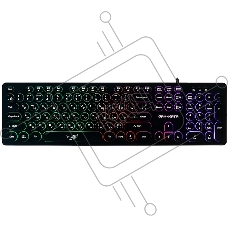 Клавиатура Dialog Gan-Kata KGK-16U BLACK - игровая с RGB-подсветкой, USB, черная