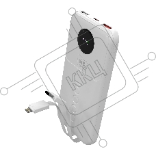 Портативный аккумулятор MORE CHOICE (4620202552808) PB35-10 10000mAh 2USB+1Type-C 3.0A 22.5W+PD20W+QC3.0, белый
