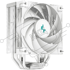 Кулер для процессора DEEPCOOL AK400 WH белый, 120 мм, алюминий/медь, 1850 об/мин, 29 дБ, 4 pin, 220 Вт, 155 мм