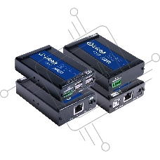 Удлинитель USB Infobit [iTrans USB2-TR80], до 80 метров, с блоком питания 12В 1А 12Вт. Поддерживает RS232.