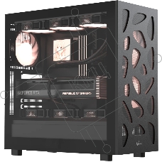 Компьютерный корпус AeroCool / Formula V Line Mana Stone Black AR, ATX, TYPE-C*1, USB2.0*1, USB3.0*1, FRONT 3x120мм ARGB, REAR 1x120мм ARGB