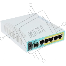 Маршрутизатор MikroTik RB960PGS hEX PoE, 5×1 Гбит/с + 1×1 Гбит/с SFP, управляемый