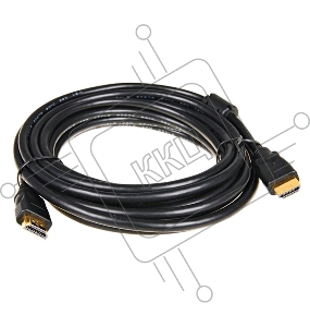 Кабель HDMI 5bites Кабель 5bites APC-014-030 HDMI M / HDMI M V1.4b, высокоскоростной, ethernet+3D, зол.разъемы, ферр.кольца, 3м.