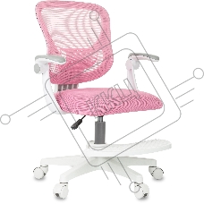 Кресло детское Бюрократ BUROKIDS 3 розовый Velvet 36, крестов. пластик Кресло детское Бюрократ BUROKIDS 3 розовый Velvet 36, крестов. пластик