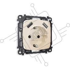 Комплект механизма электрической розетки OMEGA Бежевый глянец 2USB A+A 18W (быстрая зарядка) с/з QUANT (OP3090, VM155) MO309010