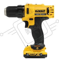 Дрель-шуруповерт DeWalt DCD710D2-QW, Аккумуляторная, 10.8В, 2 АКБ, Кейс