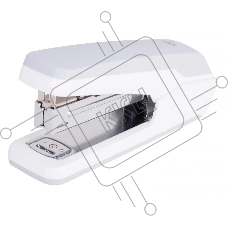 Степлер настольный Deli E0464WHITE Exceed 24/6 26/6 (25листов) белый 100скоб металл/пластик закрытый коробка