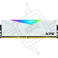 Оперативная память XPG Spectrix D50 RGB, DDR4, 32GB (1x32GB), 3600MHz, CL18, DIMM, с радиатором, белый, RGB