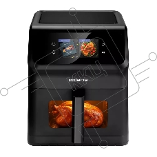 Аэрогриль Polaris PAF 9007WS черный, 1900 Вт, 6.5 л, сенсор, 25 программ