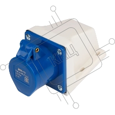 Розетка стационарная для наружной установки PPC 113 2Р+РЕ 16А 220В IP44 Jazzway