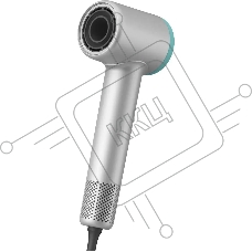 Фен Deerma DEM-CF51W серый, 1400 Вт, компактный, ионизация