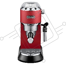 Кофеварка эспрессо DeLonghi EC685.R красный, исп. кофе - молотый/чалды, 1.1 л, 1350 Вт, 15 Бар.