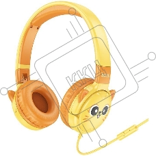 Наушники детские HOCO (6942007638586) W61 желтый