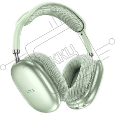Беспроводные/проводные наушники Hoco W35 зеленый, полноразмерные, Bluetooth + проводной, до 40 ч.