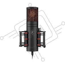 Микрофон Antelope Audio [Edge Go] конденсаторный, вухсторонние мембраны с золотым напылением 6u, диафрагма: 34 мм, кардиоида, восьмерка, всенаправленная, 20 Гц - 20 кГц, уровень звукового давления: 116 дБ, соотношение сигнал-шум: 75 дБ (А), USB Type-C