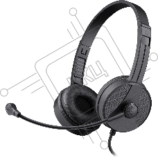 Гарнитура проводная Defender Tune 160 (черный, провод 1.8 м) (63164)