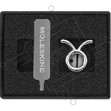Шильд-символ Moleskine Zodiac Телец, металл, серебристый, коробка с европодвесом, PINTAURUSSILV