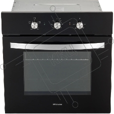 Духовой шкаф электрический Hyundai HEO 6630 BG черный, встраиваемый