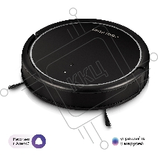 Робот-пылесос Coolfort CF-3200 черный, 2600 мAч Li-Ion, уборка сухая/влажная, пылесборник контейнер 0.3 л