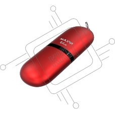 Флешка USB 64GB Maxvi красный
