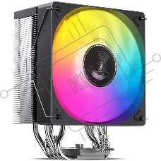 Кулер для процессора JONSBO CR-1000 EVO ARGB (220W, 4-pin PWM, 154мм, Al/Cu, 4x6мм, ARGB, 1x120мм, 59.48CFM, 32.0dBA, 1500RPM, S: 1700/1200/115X, AM4/AM5 черный)