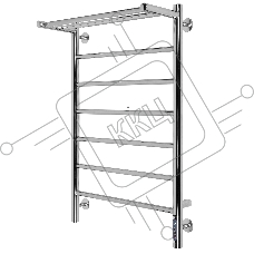 Полотенцесушитель Royal Thermo Aora П7 c полкой 500х800 электро (new встроен. диммер)